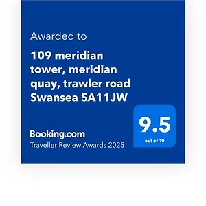 Apartment 109 Meridian Tower, Meridian Quay, Trawler Road Sa11jw, Swansea